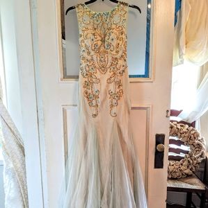 Ombre Mermaid Dress - Prom Pageant Couture